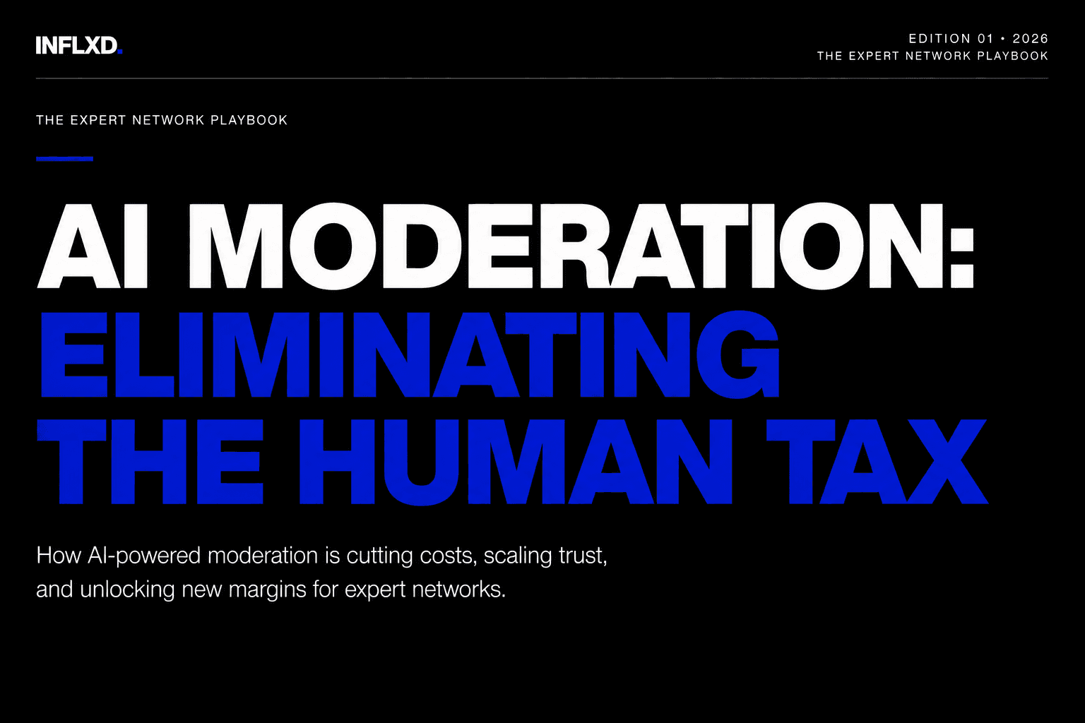 AI moderators and expert networks